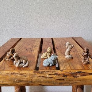 Wade England Ceramic Figurines Circus Dog Cat North America